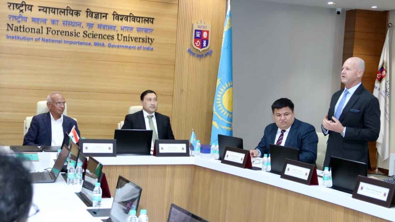 Делегация МВД Республики Казахстан  посетила Индию с рабочим визитом